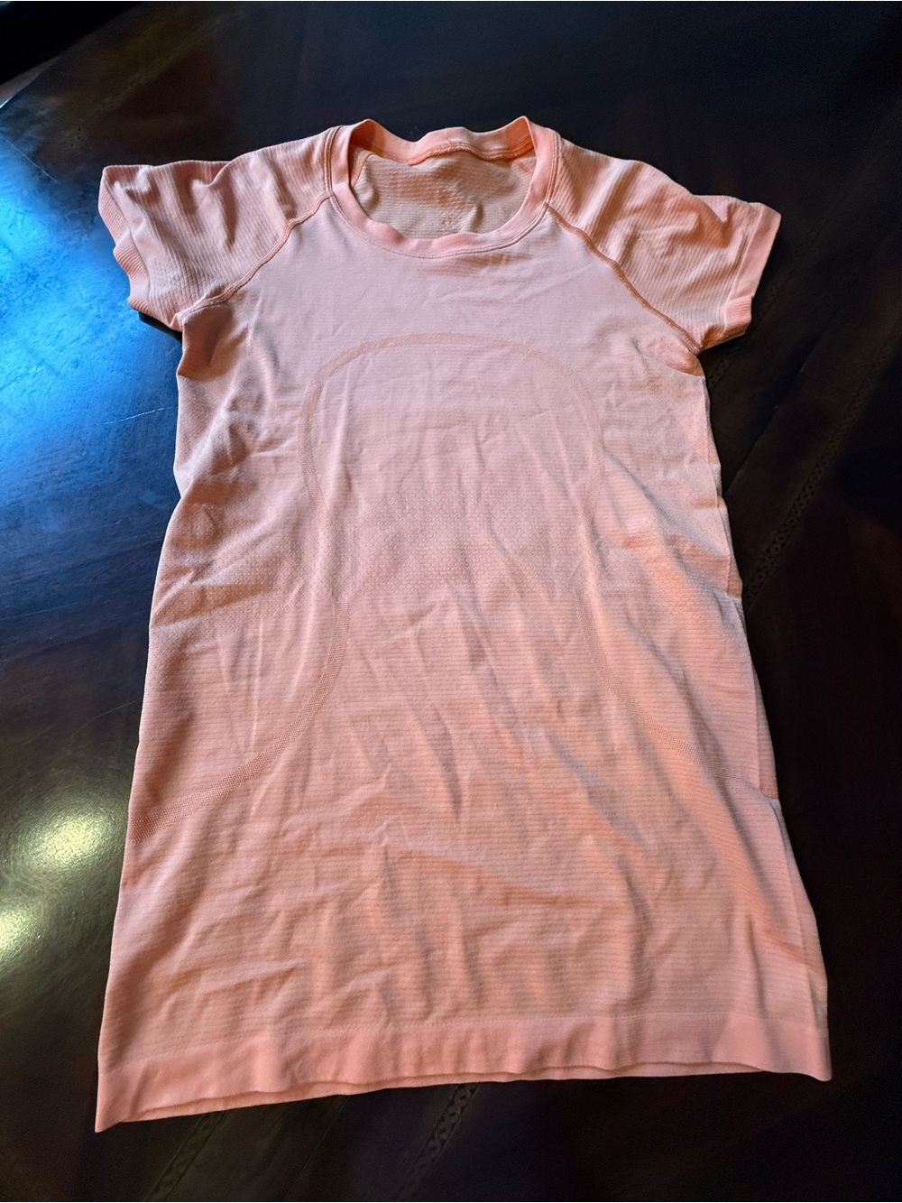 Women’s Orange Lululemon Swiftly Tech Short Sleeve Shirt Size 4